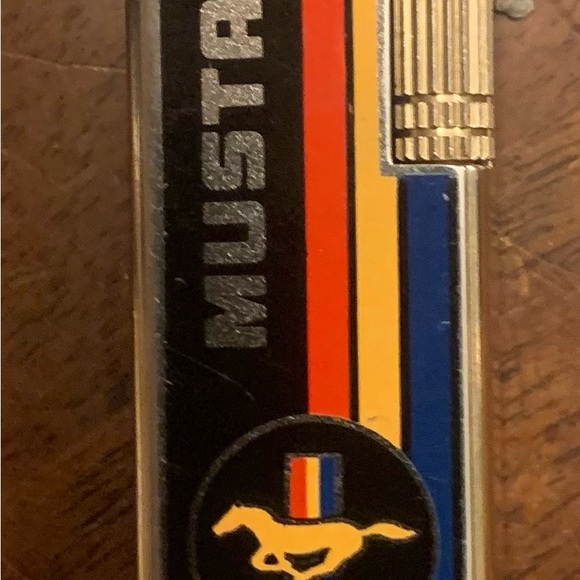 Vintage Butane Lighter w/ Galloping Horse Logo (Ford Mustang Logo) - Picture 2 of 8